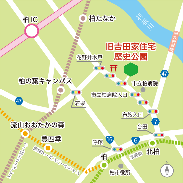 吉田家地図