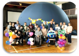 プラネタリウム鑑賞会の写真