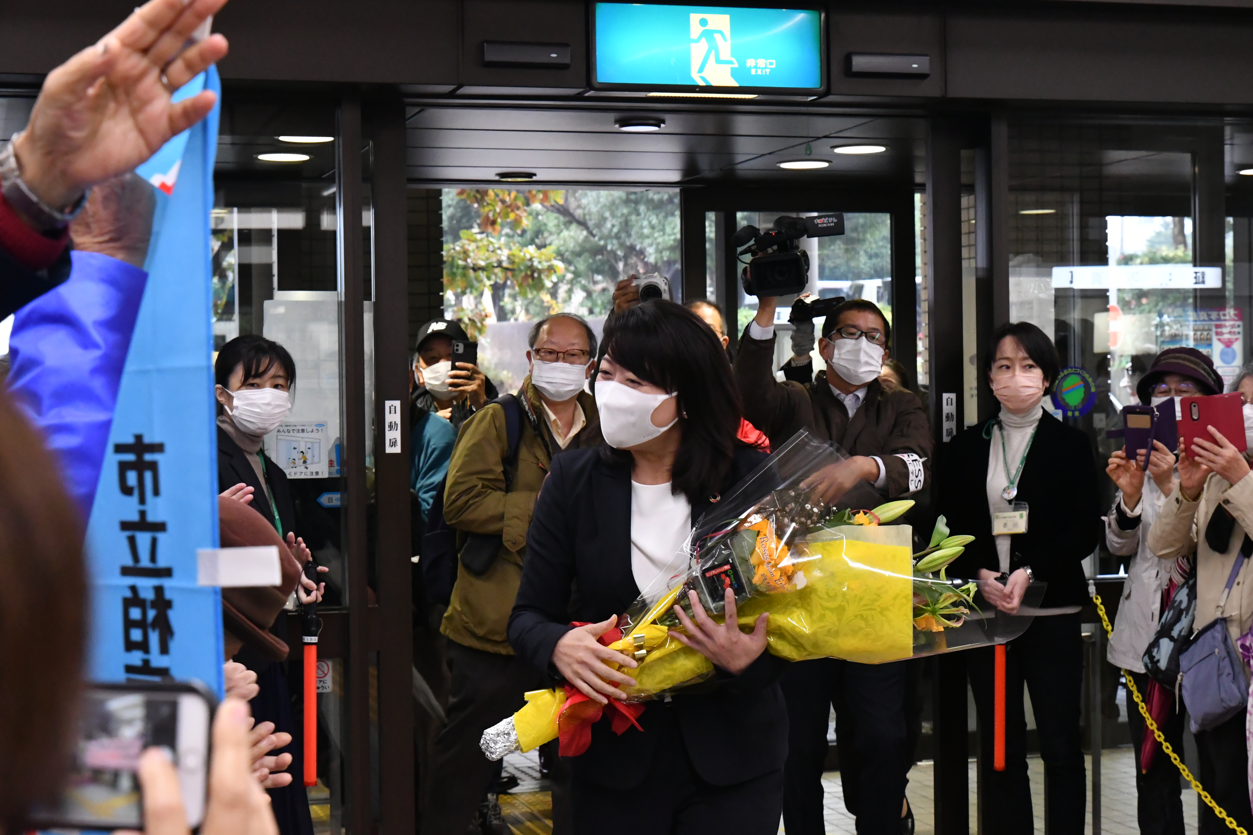 太田市長初登庁の様子2