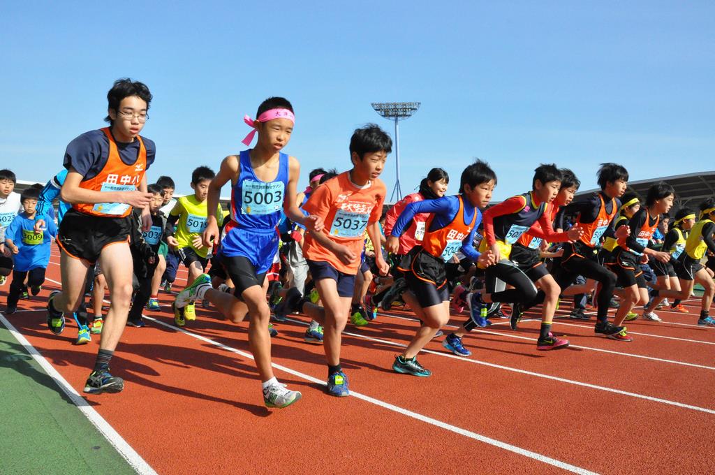 柏市民新春マラソンの写真