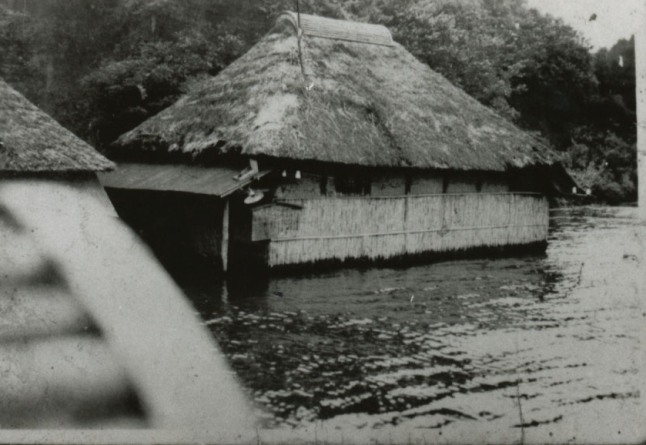 手賀沼の洪水（大井）（昭和13年）