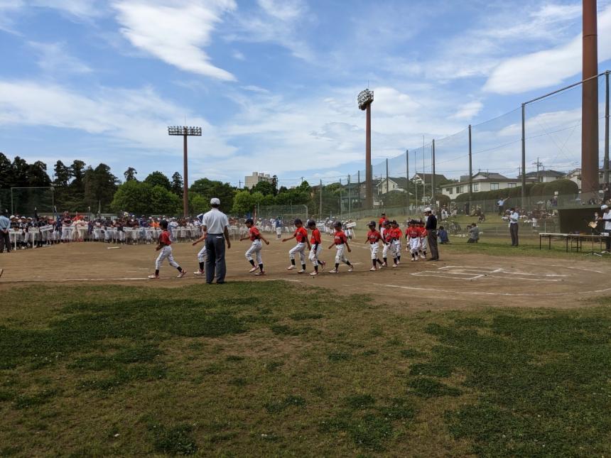 少年野球夏季大会の開会式4