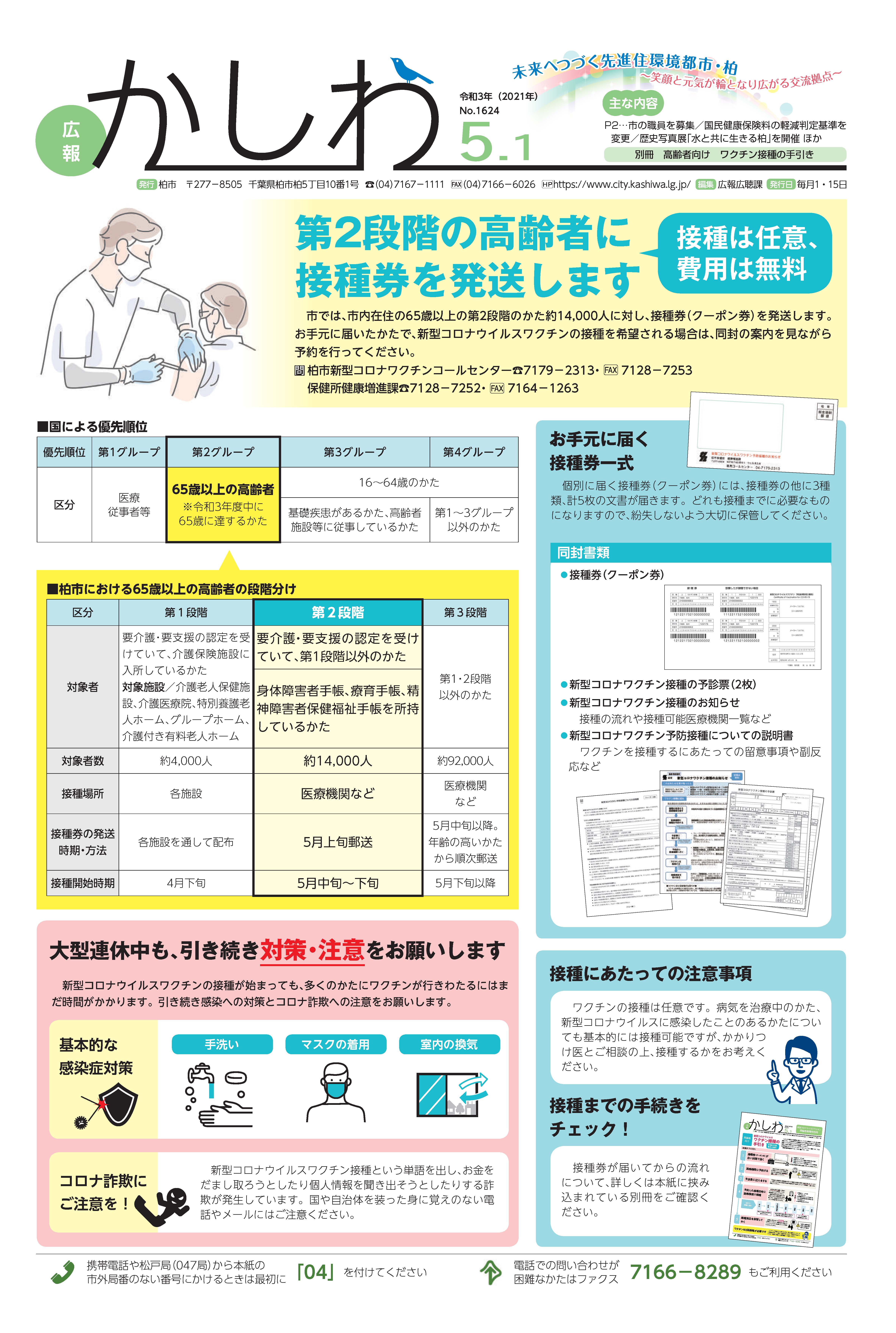 広報かしわ令和3年5月1日号