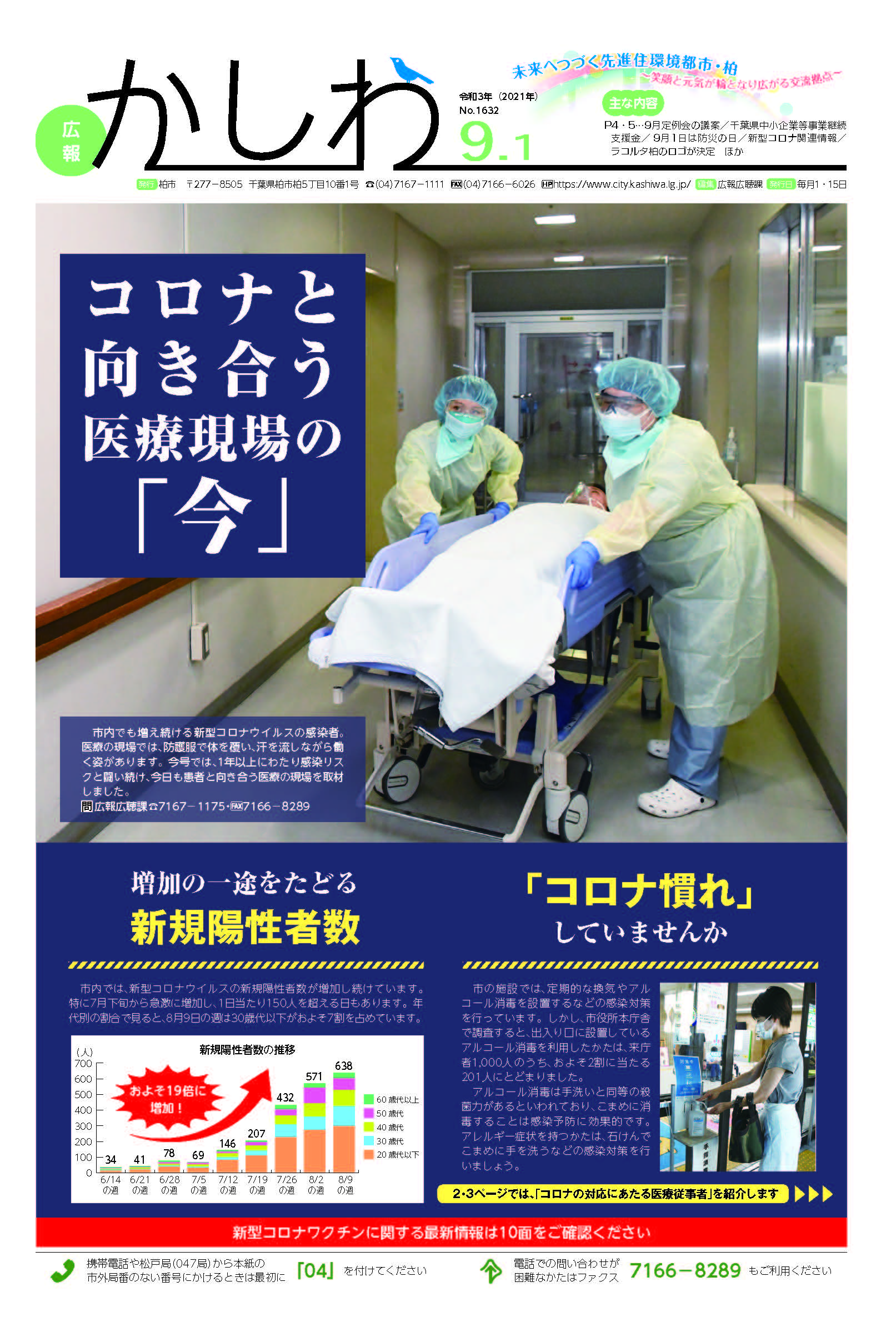 広報かしわ令和3年9月1日号
