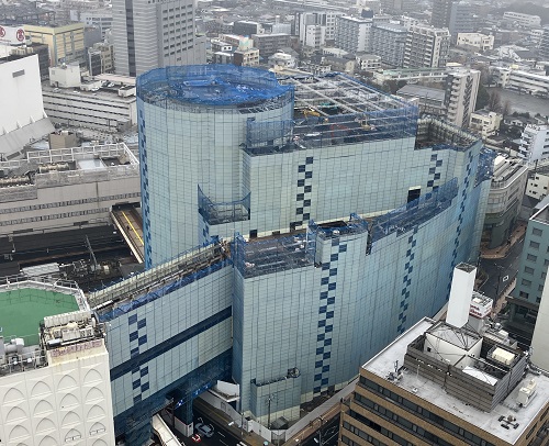 足場設置完了写真0305