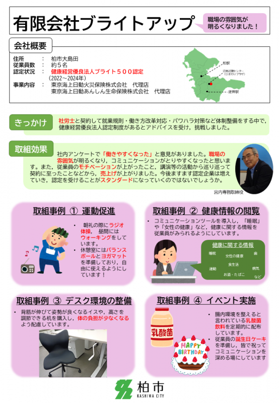 ブライトアップPR