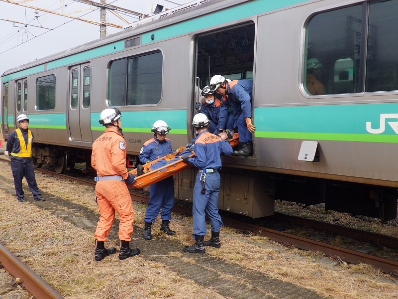 鉄道事故対応訓練