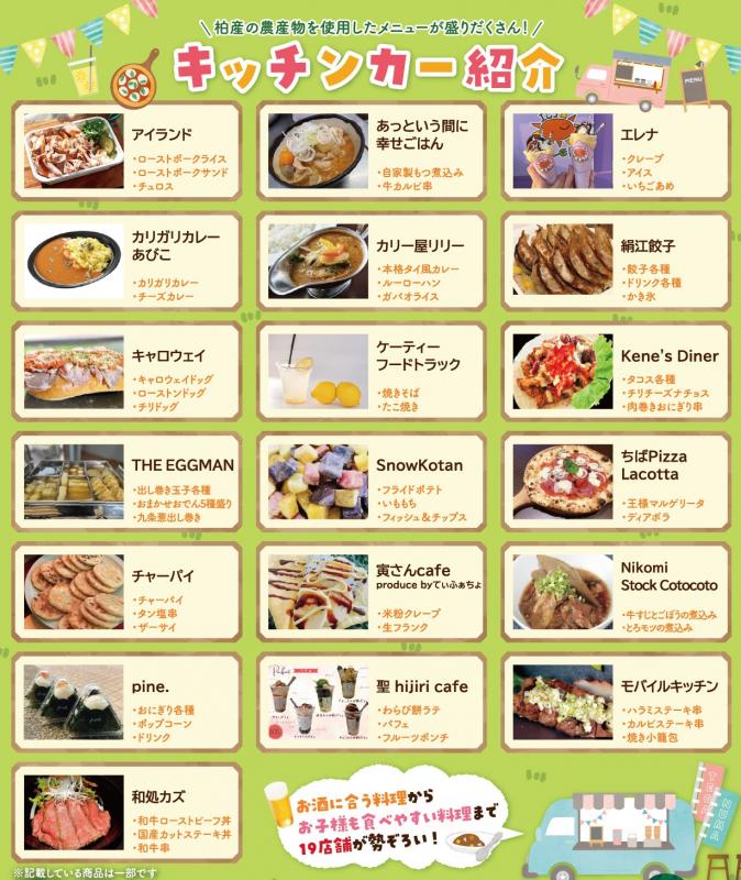 キッチンカー一覧