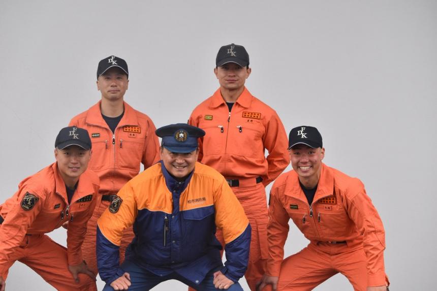 障害突破訓練の部出場チームの写真