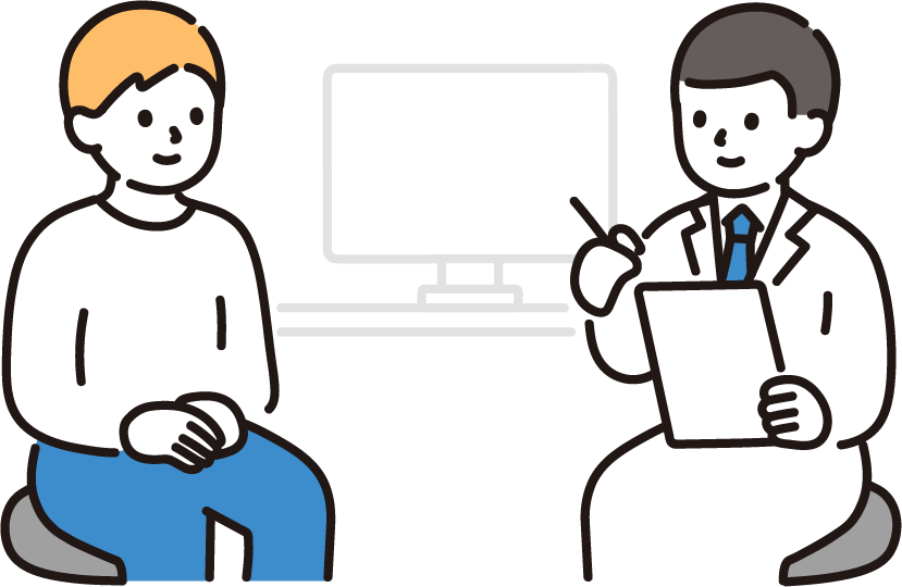 健診のイラスト
