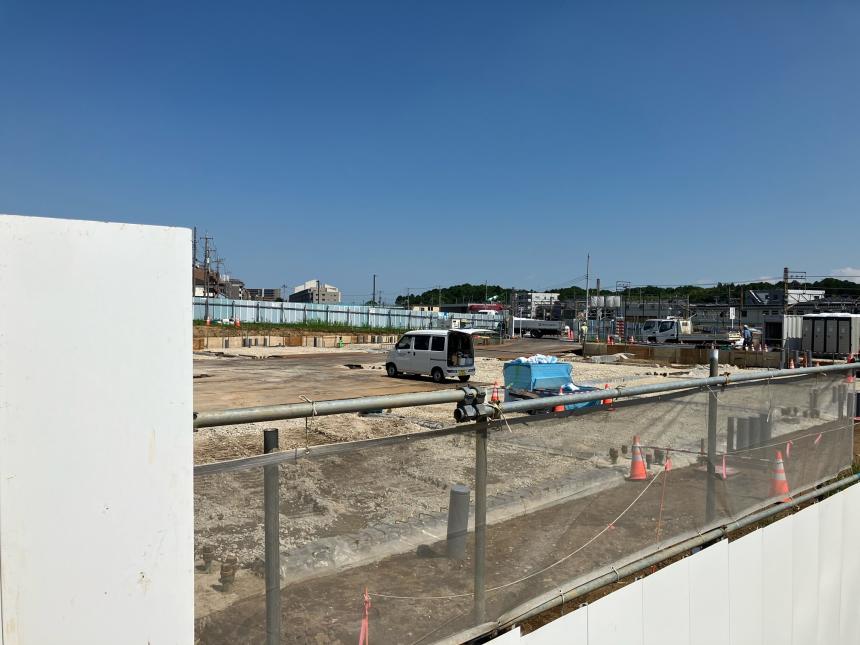 現地の状況A棟基礎工事（令和7年6月5日撮影）