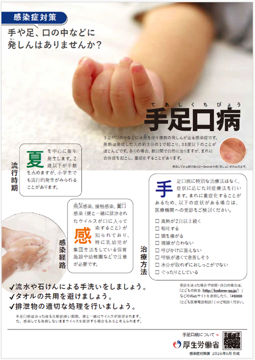 手足口病ポスター