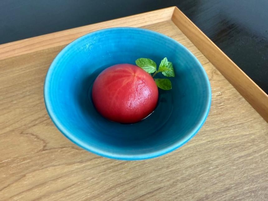 完熟トマトのワイン煮写真