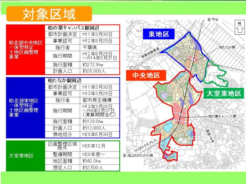 対象区域の案内図