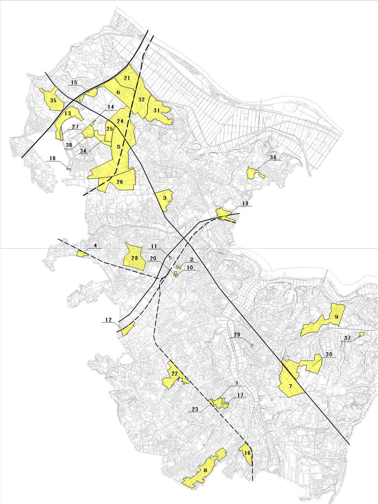地区計画位置図