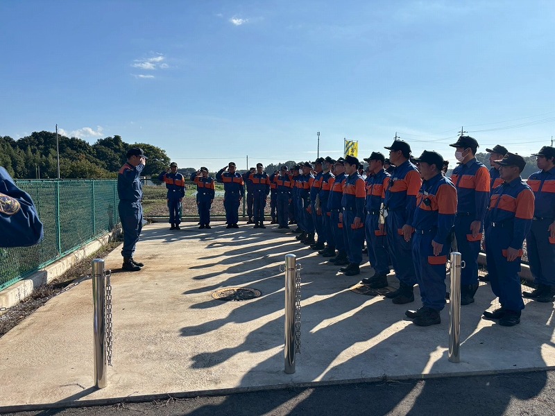 終了報告の様子