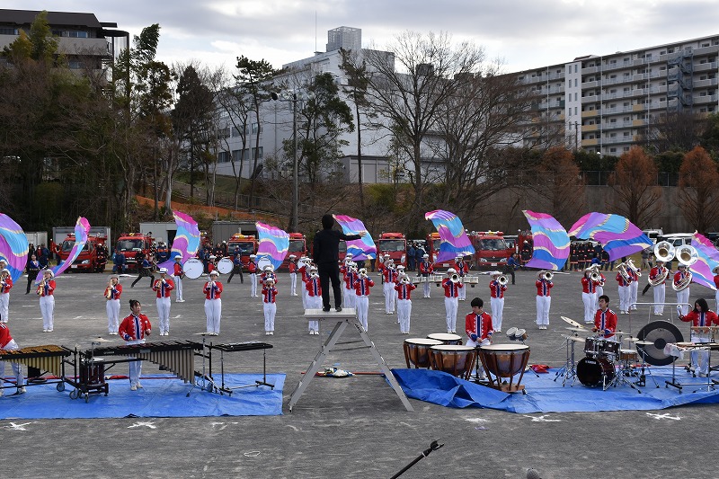 柏市立柏高等学校吹奏楽部による演奏