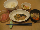 エネルギーを控えた食事・夕食