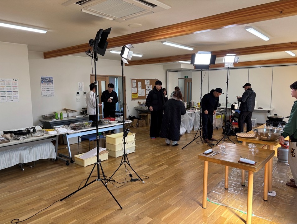 撮影風景(南増尾ふるさと会館)