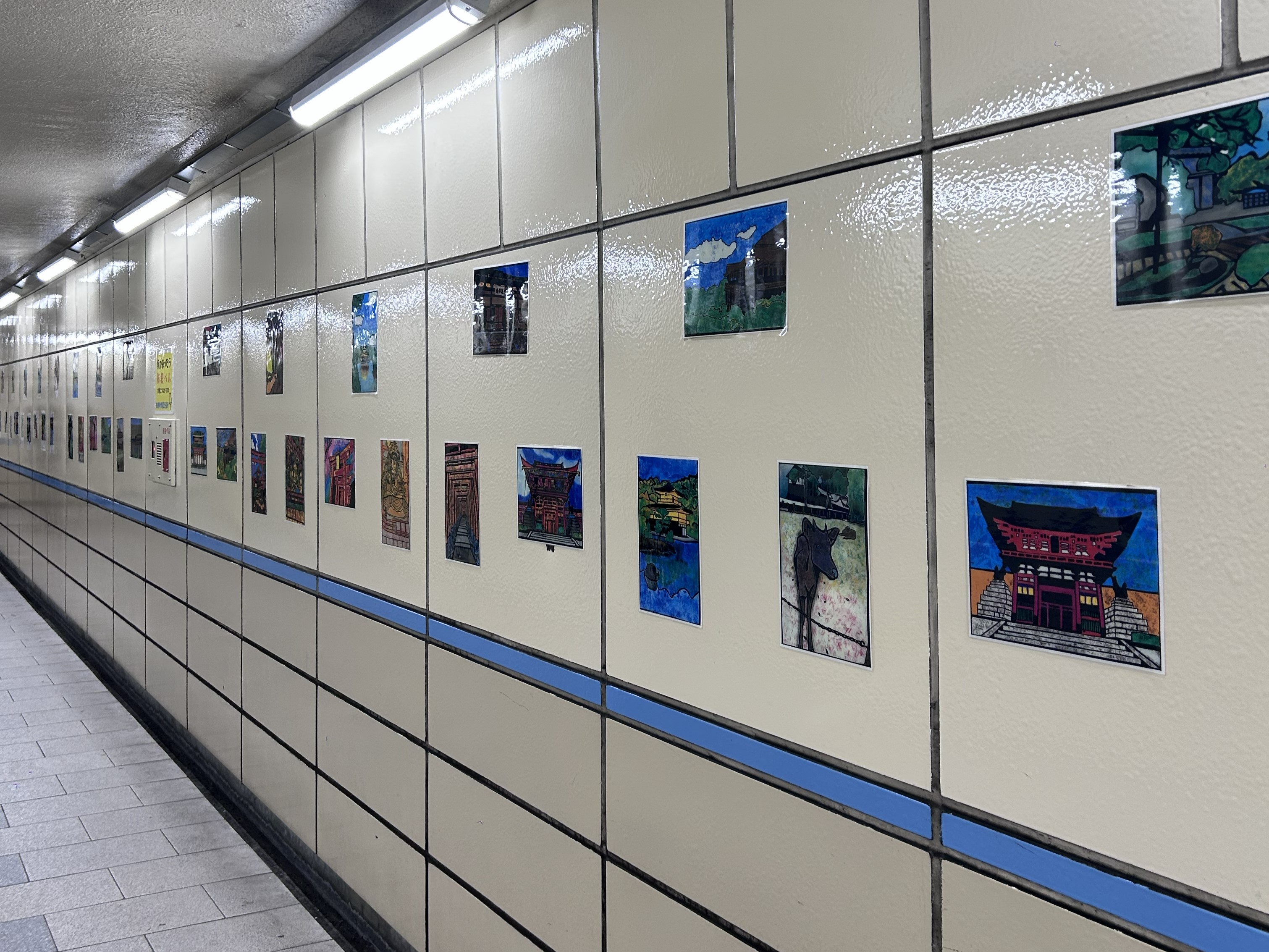 西口地下道_展示1