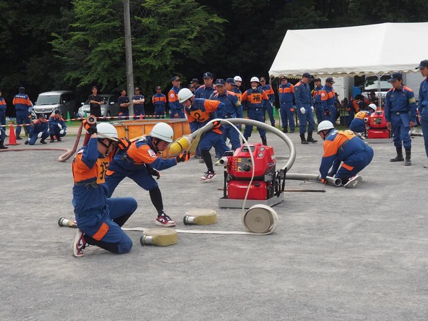 小型ポンプ操法の状況