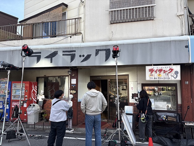 ライラック撮影風景