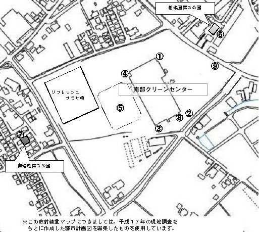 工場周辺マップ