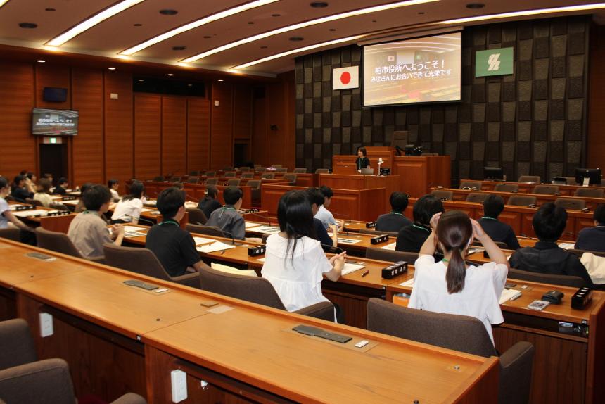 議場の様子