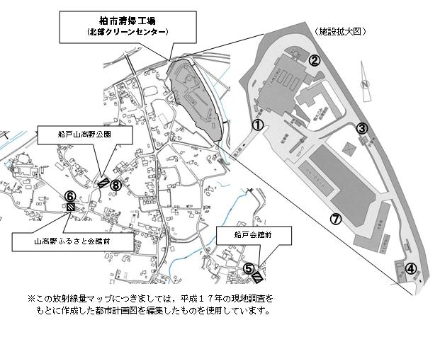 北部クリーンセンターの地図