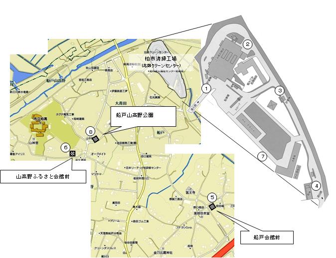 北部クリーンセンターの地図
