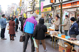 農産物の即売の写真2